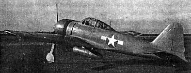 A6M3 на испытаниях в США